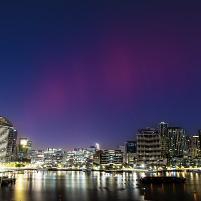 #NewProfilePic #Docklands #Melbourne -it took an X flare and earth directed CME to beat the city lights of Melbourne, Australia 11/10/24 Nikon D750, 24mm - f5.6, 5.0 sec, ISO 200 #space #spaceweather #2024 #cme #aurorasustralis