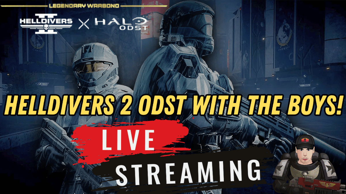 DanielBostock's tweet image. Helldivers 2 - Checking out new ODST Warbond stream starts in 1hr! See you guys there!!! 🫡

MY LIFE FOR SUPER EARTH!!!

Twitch: twitch.tv/dannozd1rect
YouTube: youtube.com/live/0p2GpnaeG…

@helldivers2 @Helldivers2HQ 

#Helldivers2 #helldivers2update #ODST #livestream #ausstreamer