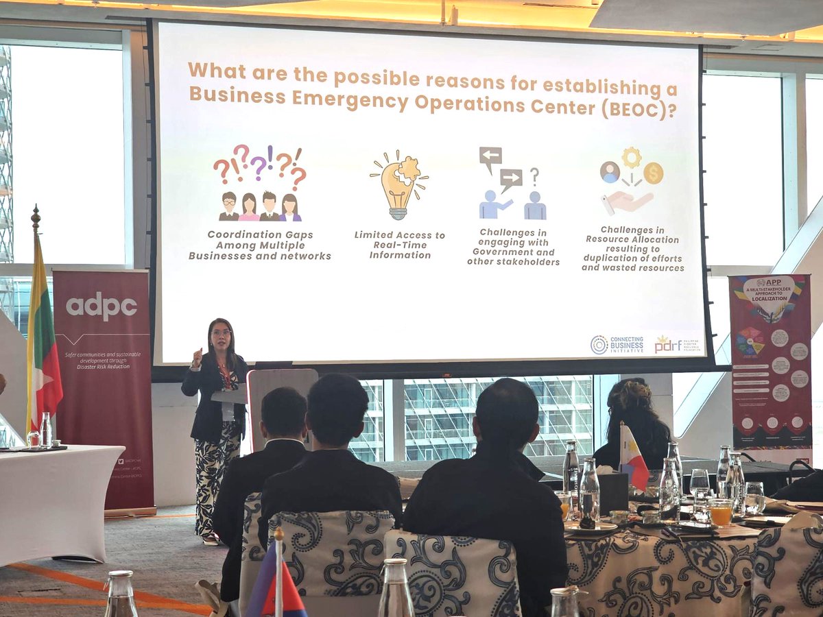 The <a href="/philprep/">Philippine Preparedness Partnership</a> joined the Asian Preparedness Partnership's 9th Regional Steering Committee Meeting in Sri Lanka. 🌏🤝 Together with our Asian partners, we’re strengthening resilience through locally-led, community-centered approaches. <a href="/ADPCnet/">ADPC</a> <a href="/gatesfoundation/">Gates Foundation</a> #ResilientPH