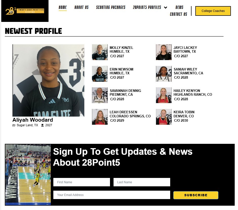 28.5 Scouting (@28point5scout) on Twitter photo ⭐️ 28.5 Scouting
'27 PG Aliyah Woodard caught our attention with her crafty handle and eye for scoring.
She earned an offer from a MEAC school this summer. 
College Coaches 💡
28point5scouting.com/inside/ ⭐️ 28.5 Scouting
'27 PG Aliyah Woodard caught our attention with her crafty handle and eye for scoring.
She earned an offer from a MEAC school this summer. 
College Coaches 💡
28point5scouting.com/inside/