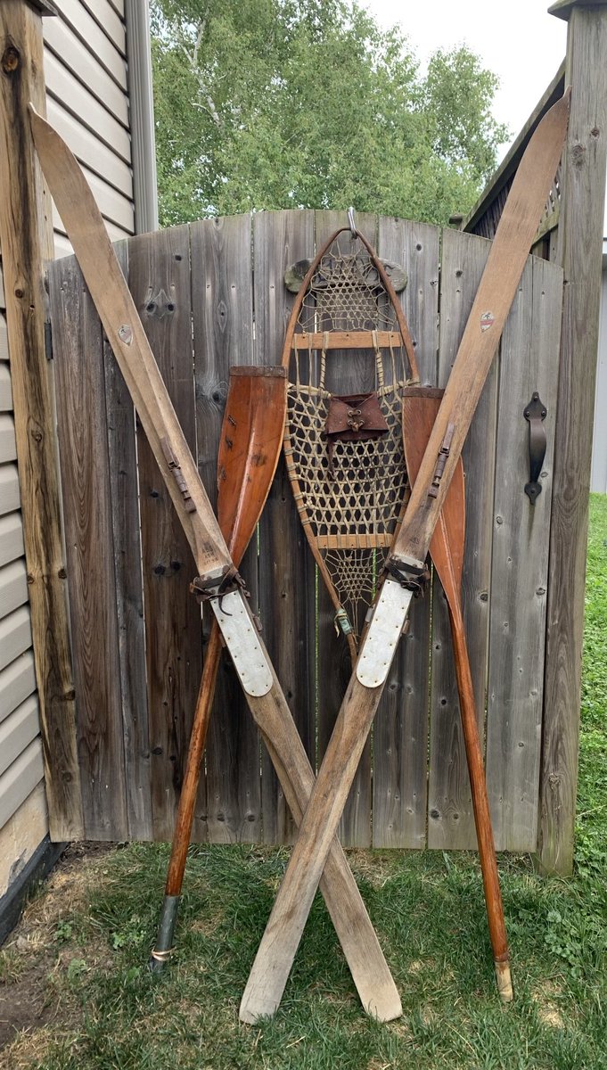 Vintage made in Canada sports equipment has moved on to a happy couple with some good decorating ideas!