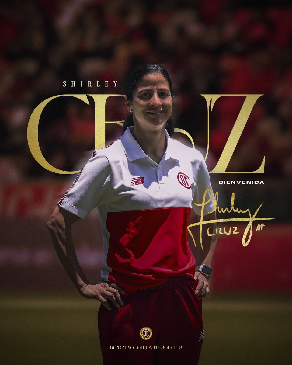 👉 Esto fue una magnífica noticia, que Shirley Cruz será asistente técnica en el Toluca Femenil de la MX 🇲🇽
El equipo tiene a las francesas Amandine Henry y Eugénie Le Sommer entre otras figuras 😮‍💨
El entrenador Patrice Lair, dirigió a Shirley cuando jugó en el Lyon y PSG  🇫🇷🤝
