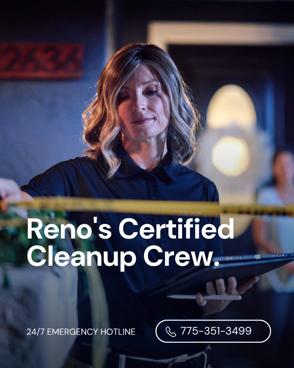 BioOneReno's tweet image. Talk is cheap. Certifications are proof.
We're Reno's certified biohazard cleanup experts.
Trust the pros.
#HelpFirstReno