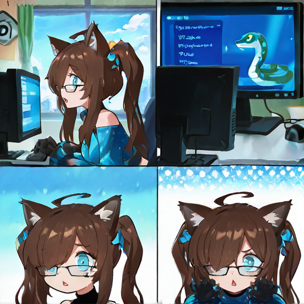 RoadsideNyaffee's tweet image. if i continue the "#CodingStream #learntocode"
should i lean in to the parody, do the same, or find something of my own? #Vtuberen #learnpython