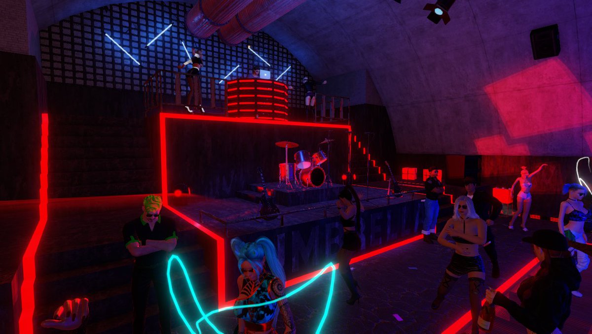 What a #Unreal event last night at <a href="/3dxUmbrellaCoop/">UMBRELLA COOPERATION</a>. The room was stunning, the djs amazing and the company a blast to be with.  Loved the new room and cant wait for the next event. <a href="/3dxchat/">3DXChat</a> #Umbrella