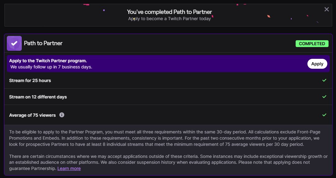 So, um... what? WHAT?!

I am in shock and disbelief... I never thought I would see that button show up, so thank you. Thank you to anyone who has ever supported this little cephalopod in her silly, little, lewd streams.

However, I know my numbers are inflated due to getting so