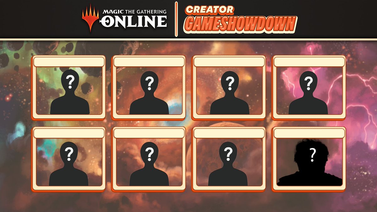 MagicOnline's tweet image. Can you guess who will be on the next Creator GameShowdown?