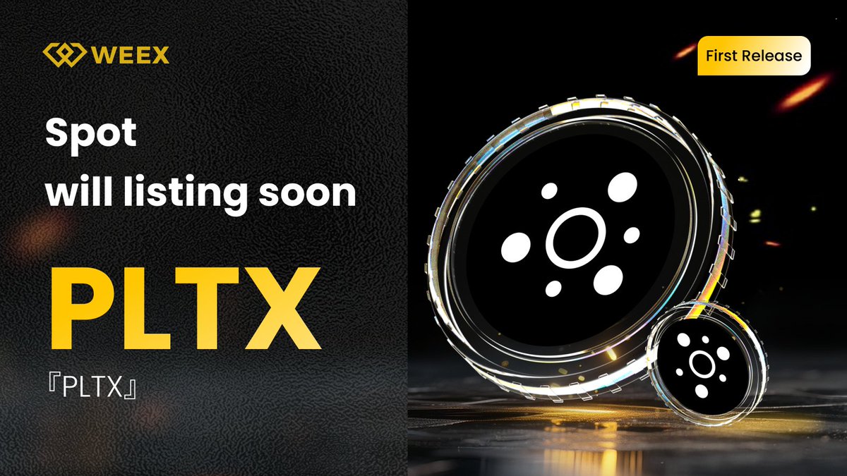 WEEX (@weex_official) on Twitter photo New Listing Alert on #WEEX🔔
We're excited to announce the spot listing of $PLTX <a href="/planaletix/">Planaletix</a> WEEX!
🔹Listing Time: TBD
📱Register on WEEX: bit.ly/3EIrEiq
📖Details: weexsupport.zendesk.com/hc/en-us/artic…
#WEEXListing New Listing Alert on #WEEX🔔
We're excited to announce the spot listing of $PLTX <a href="/planaletix/">Planaletix</a> WEEX!
🔹Listing Time: TBD
📱Register on WEEX: bit.ly/3EIrEiq
📖Details: weexsupport.zendesk.com/hc/en-us/artic…
#WEEXListing