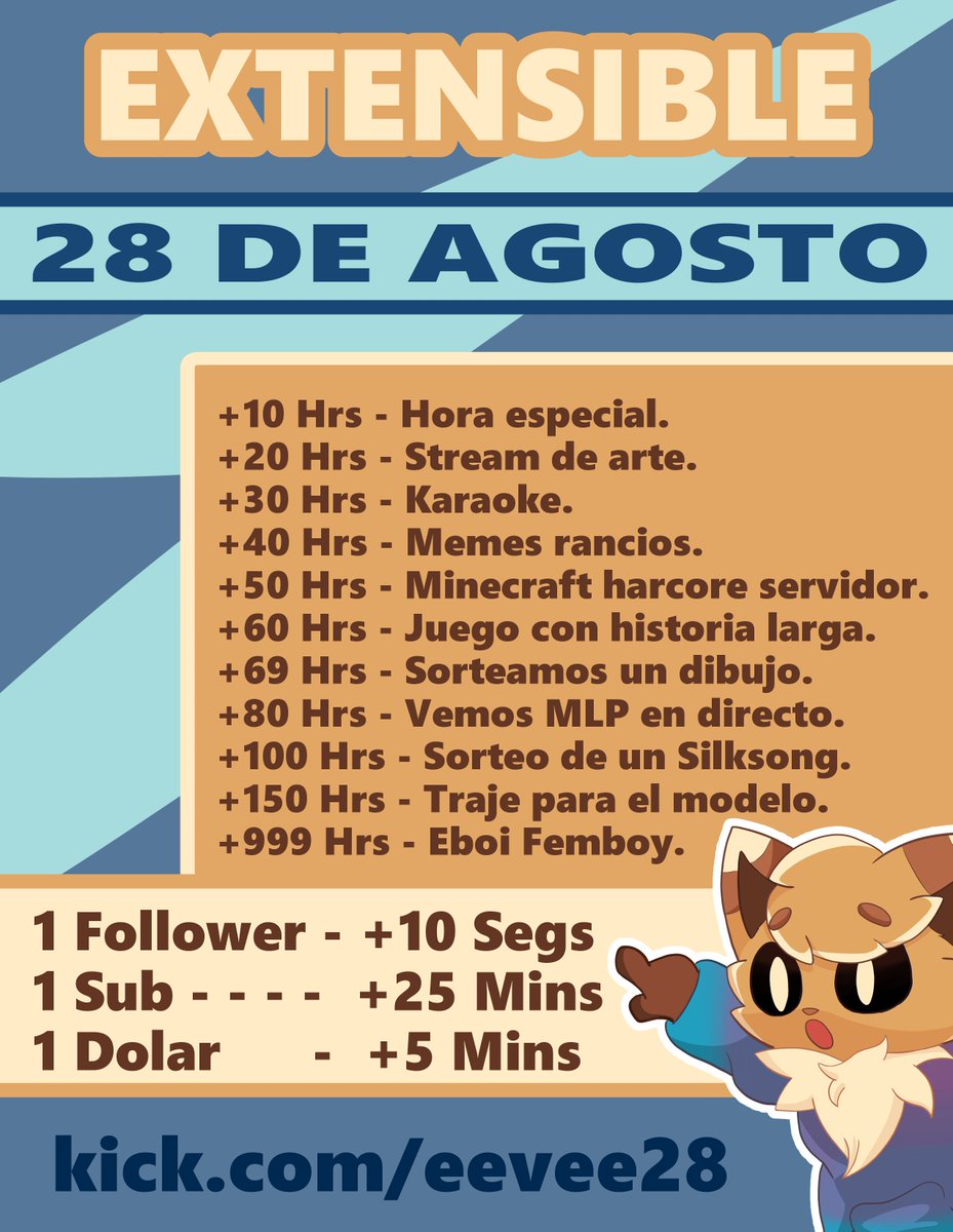 Bueno, se acerca esa fecha del año, mañana nos vemos a las 4:00 pm hora mexico, espero este año mi garganta si me de