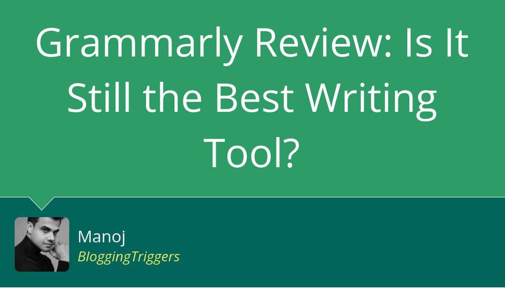 HeartofManoj's tweet image. From busy professionals to academic writers, Grammarly has been a trusted ally for years. But does it still deliver the edge you need in 2025?

Read more 👉 lttr.ai/AhyHO

#Grammarly #Technology #Blogging