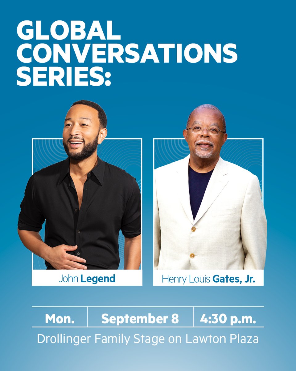 LMU's Global Conversations Series is back! 🌎 

Join us Sept. 8 for an unforgettable evening with EGOT-winning artist and producer John Legend and Professor Henry Louis Gates, Jr. 

🎟️ RSVP to this free event here: bit.ly/4fWu8rH