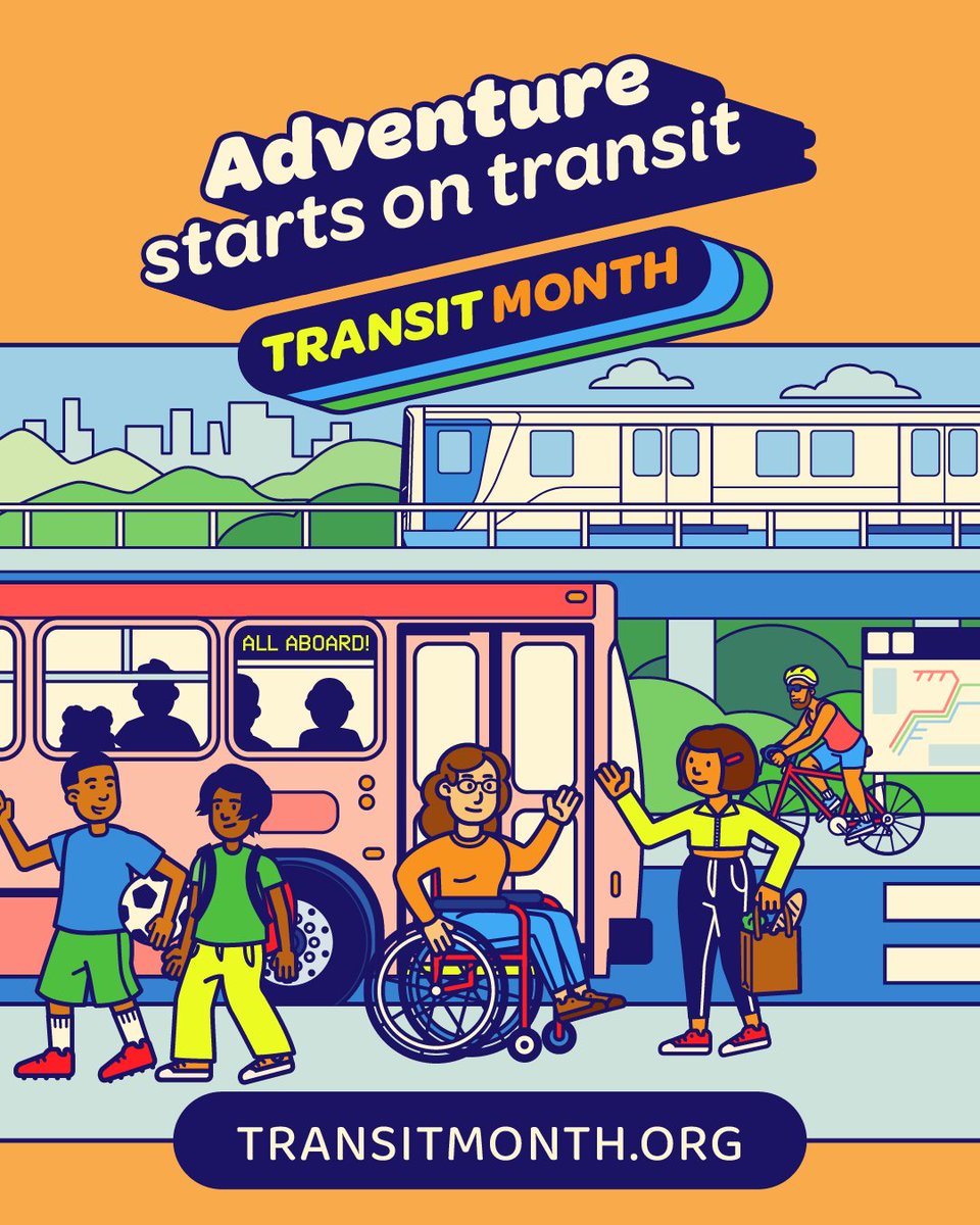 BART (@sfbart) on Twitter photo 📅 Mark your Calendars: September is Transit Month!
🎉 During Transit Month, Bay Area agencies come together with hosts <a href="/seamlessbayarea/">Seamless Bay Area</a> and @sftru to encourage the region to ride public transportation.
There are dozens of free events – IRL and virtual – as well as a monthlong 📅 Mark your Calendars: September is Transit Month!
🎉 During Transit Month, Bay Area agencies come together with hosts <a href="/seamlessbayarea/">Seamless Bay Area</a> and @sftru to encourage the region to ride public transportation.
There are dozens of free events – IRL and virtual – as well as a monthlong