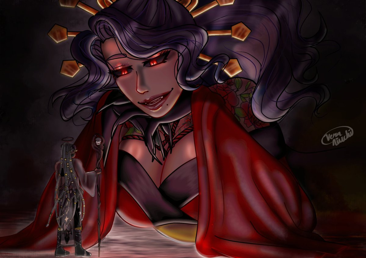 Vera_Aiuchi's tweet photo. "𝒀𝒐𝒖𝒓 𝑴𝒂𝒋𝒆𝒔𝒕𝒚~ ❤️"
#ShonenVART #GeishaScroll https://t.co/eTLuude3cL