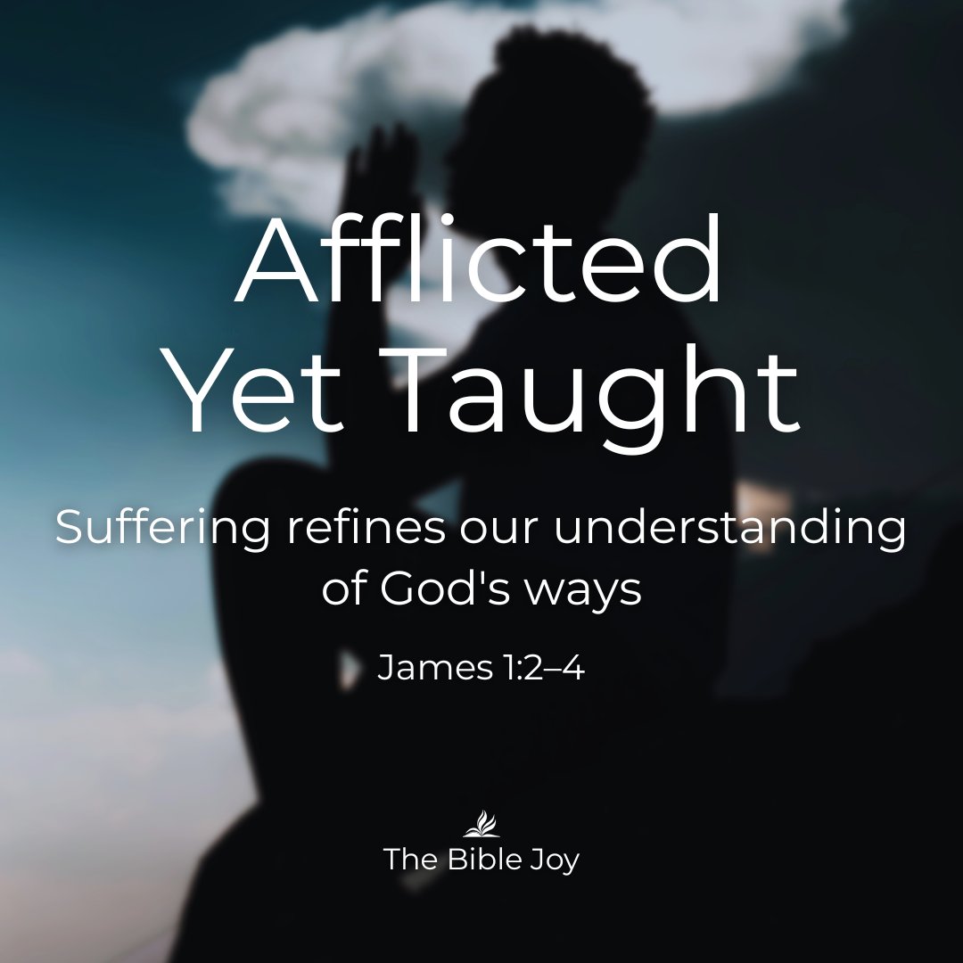thebiblejoy's tweet image. Amen 🙏
Affliction teaches dependence on God's Word and draws us closer to His wisdom. 🌿

📖 Romans 5:3–4
“Not only that, but we rejoice in our sufferings, knowing that suffering produces endurance, and endurance produces character, and character produces hope.”

#Romans5 #Faith