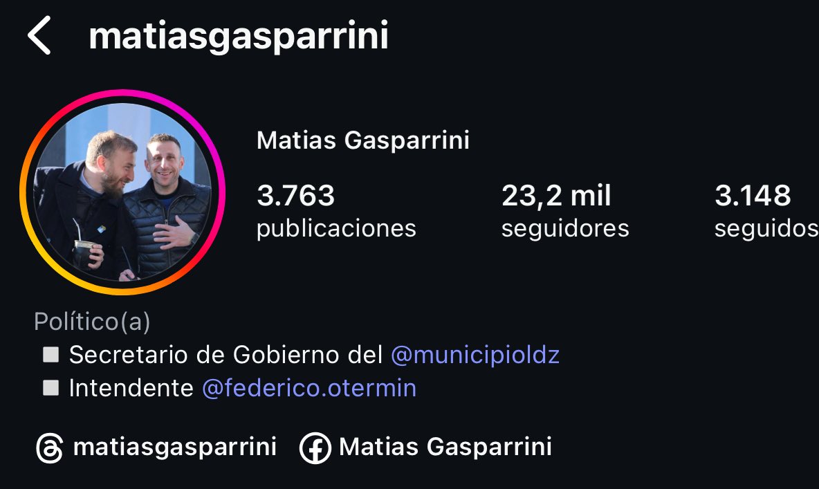 Que pasa Matías se te terminó algún curro? Munipas del orto
#KirchnerismoNuncaMás