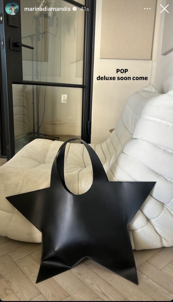 MARINA via ig stories 

'POP deluxe soon come' 👀