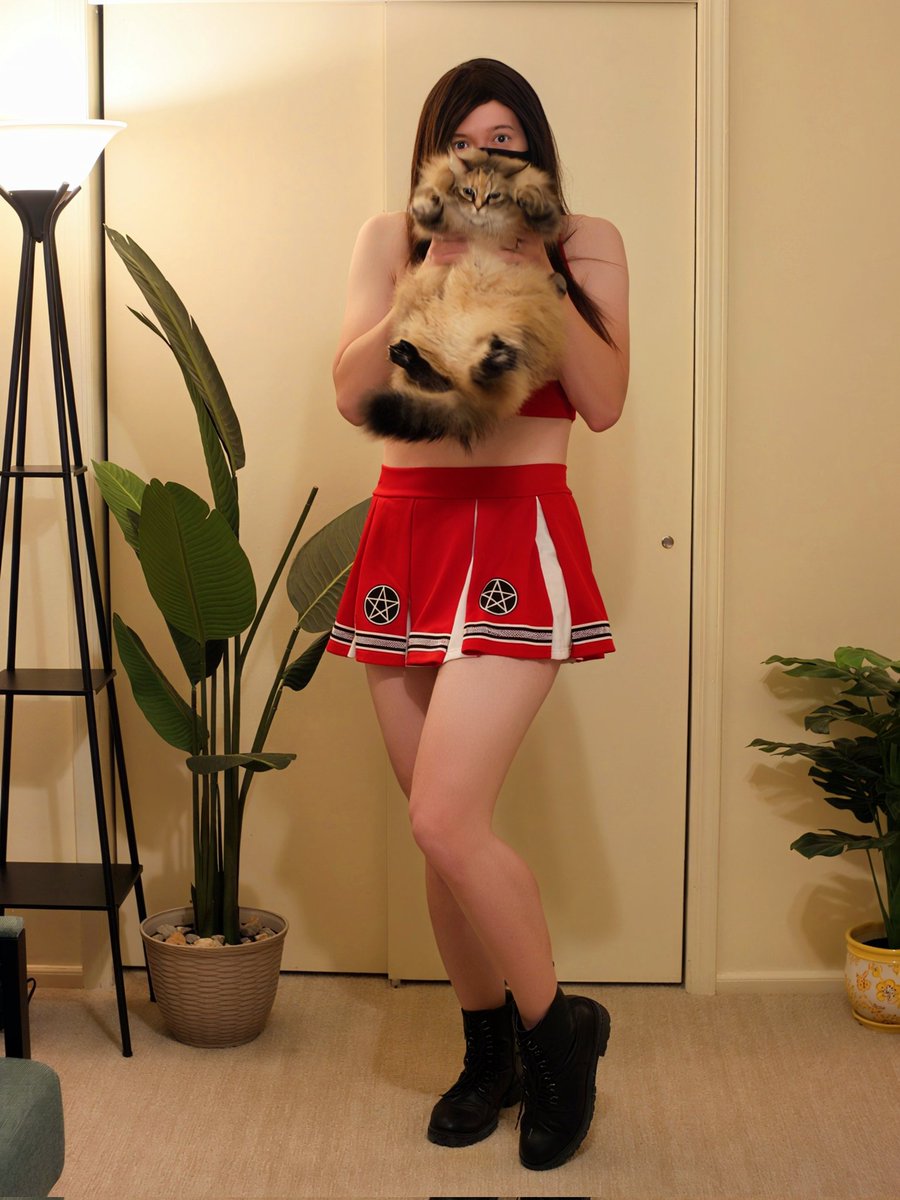 abby_aether's tweet photo. Willow is cheering for you! ❤️ https://t.co/R6P7mj18rQ