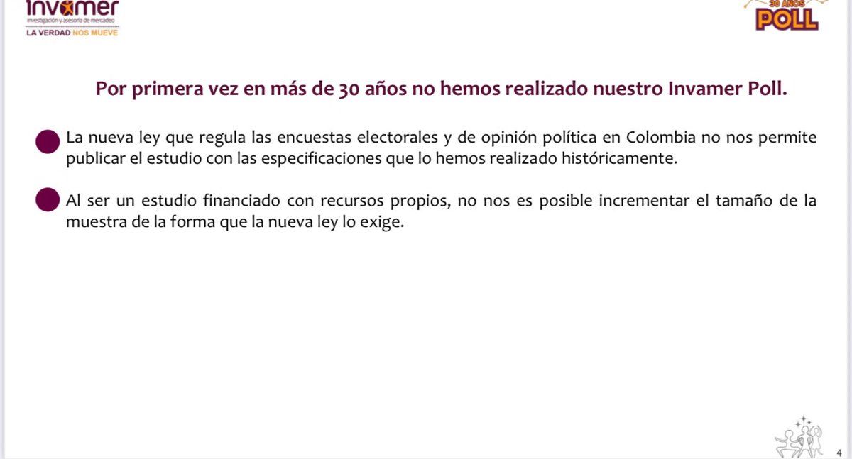 Mauriciotellez's tweet photo. Ya no podemos enterarnos sobre cómo va el país de forma objetiva y con metodología científica. Quedamos en manos de más #fakenews y manipulación.
Buena protesta de @Invamer
No hay resultados del #invamerpoll que hemos seguido por varias décadas. https://t.co/BbitEk4vEk