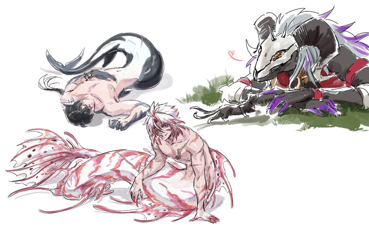 rkgk

do fish-y mermaids have nipples and belly buttons or not🤔 logically shouldn't be i guess..