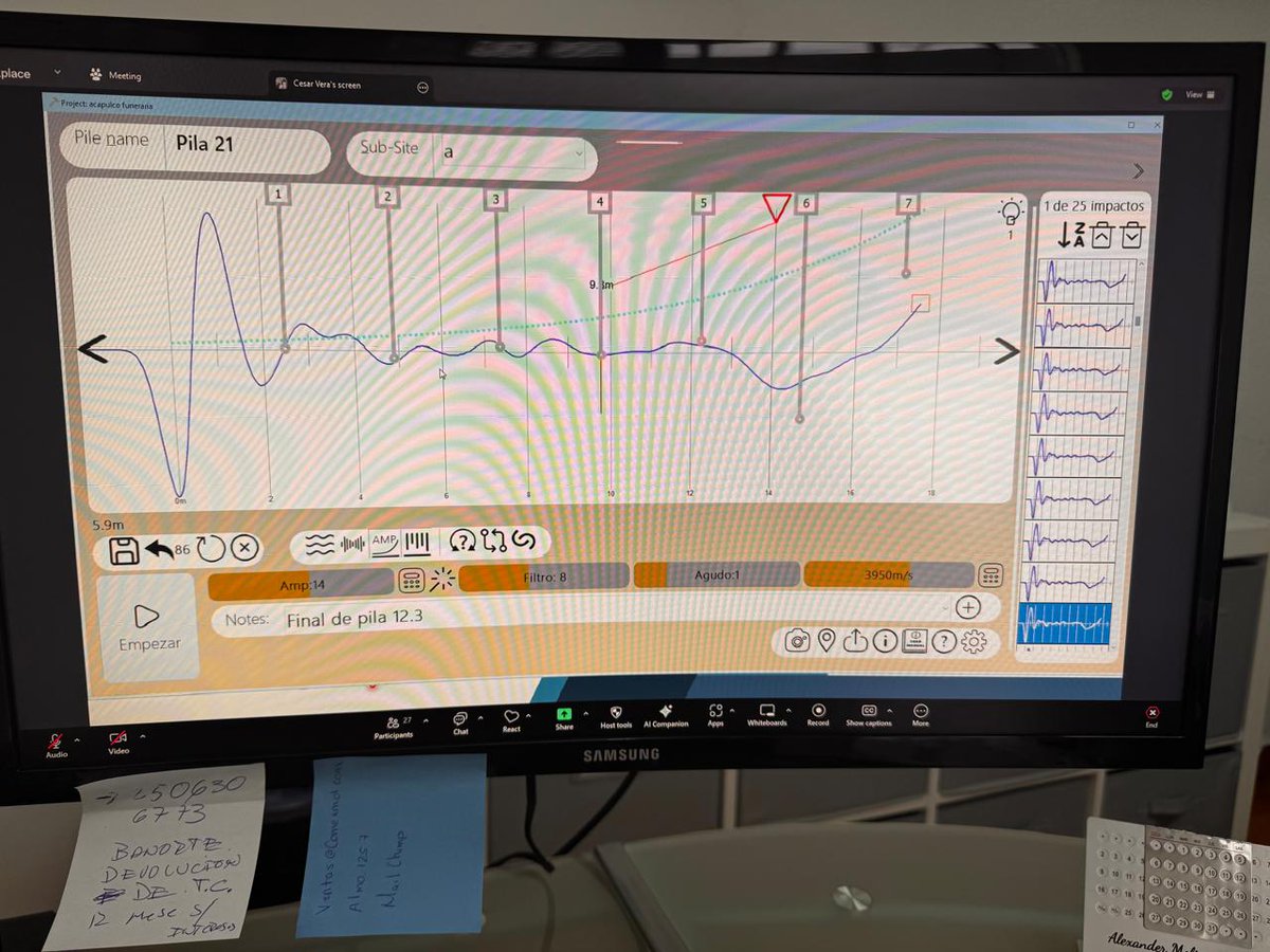 concretmol's tweet image. ¡Éxito total en nuestro webinar! 🌐

Gracias a todos los ingenieros y especialistas que nos acompañaron en la sesión sobre Soluciones Piletest para pruebas de integridad en pilas (PET).

#Concretmol #Piletest #PruebasDeIntegridad #Geotecnia #IngenieríaCivil #CapacitaciónTécnica