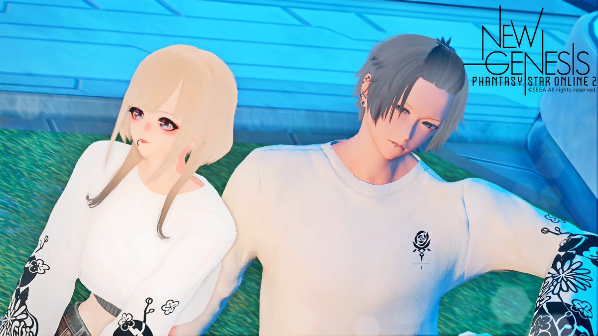 Pso2Tkyt76's tweet photo. チムメンとおそろっち！　 
 #PSO2NGS_SS  #NGS_SS  #ship10  #まだ見ぬアークスと繋がりたい https://t.co/v14afkVmDo