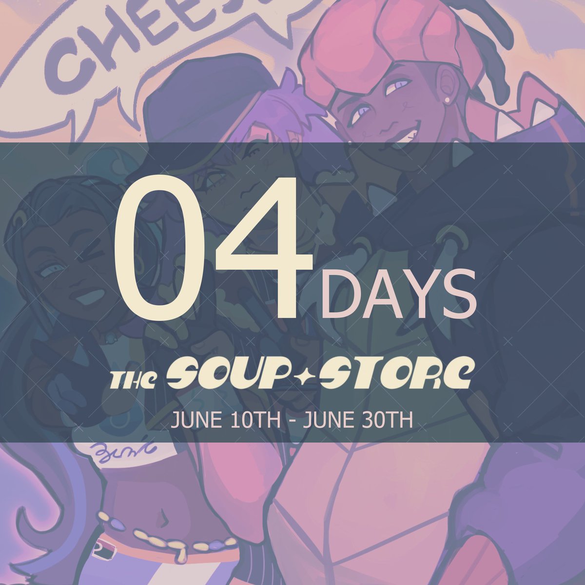 [ 4 DAYS UNTIL THE SOUP STORE CLOSES 🍲🍲🍲 ]

I smile and look at the sunset. Soup is ending soon. A tear streaks my cheek as I sit down on a grassy hill

the-soup-store.com