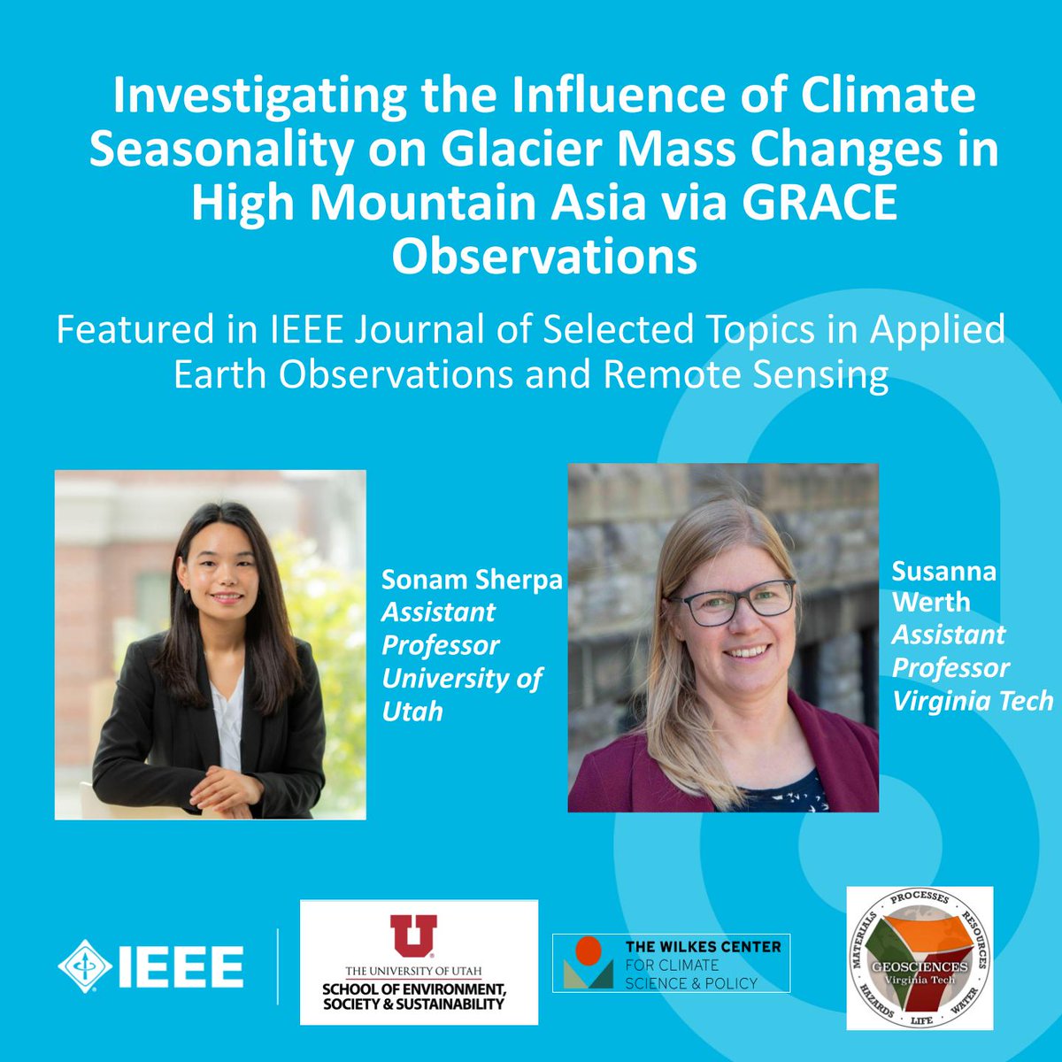 Sonam Sherpa (@sonamfutisherpa) on Twitter photo I am excited to announce the publication of our manuscript entitled "Investigating the influence of climate seasonality on glacier mass changes in HMA via GRACE observations" on IEEE JSTARS with <a href="/HIRSlab/">Hydrologic Innovation & Remote Sensing @VT</a>. Here is a link publication: ieeexplore.ieee.org/abstract/docum… #GRACESatellite I am excited to announce the publication of our manuscript entitled "Investigating the influence of climate seasonality on glacier mass changes in HMA via GRACE observations" on IEEE JSTARS with <a href="/HIRSlab/">Hydrologic Innovation & Remote Sensing @VT</a>. Here is a link publication: ieeexplore.ieee.org/abstract/docum… #GRACESatellite