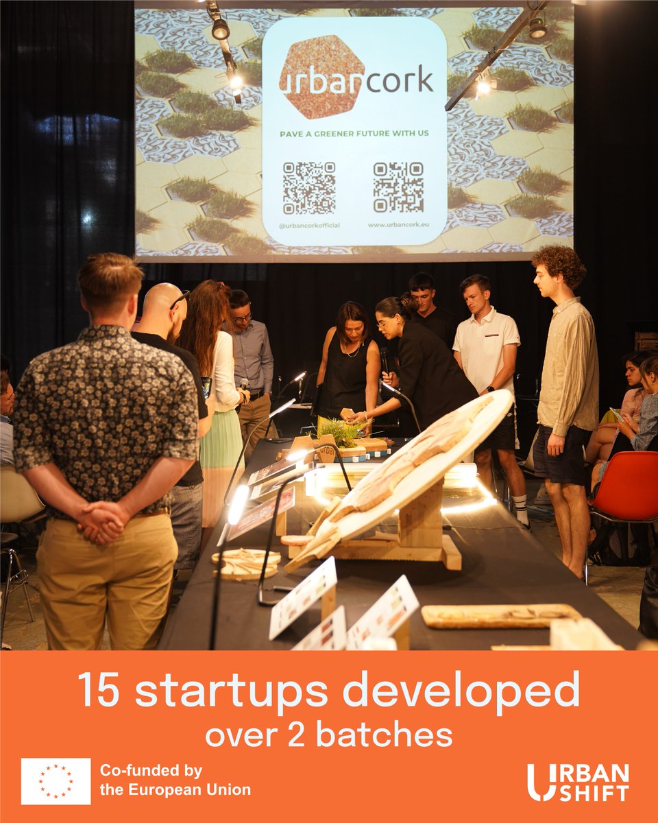 As Urban Shift wraps up, here’s what we built together 💚

👥 8000+ participants
🚀 15 startups
🎓 80 alumni
🏛️ 8 Living Exhibitions
💡 8 Ideation Sprints

The future of climate innovation looks brighter 🌍✨ #UrbanShiftEU