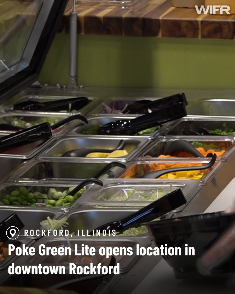 Poke Green’s second location officially opens at Steward Square after a ribbon-cutting ceremony Wednesday. wifr.com/2025/08/27/pok…