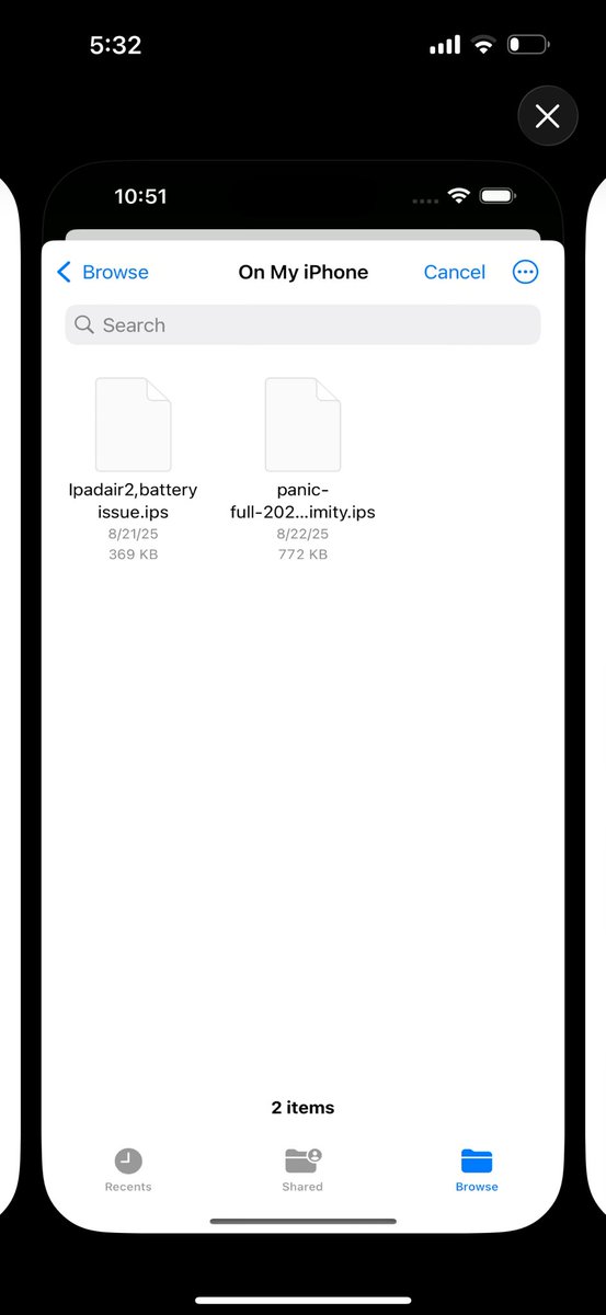 MrCreator1's tweet image. 🚨 iPhone crashing? PanicFix has you covered! 📱 Analyze iOS panic logs, find repair solutions fast, and diagnose offline with easy AirDrop transfer. Save time, fix smarter! 💻 #PanicFix #iOSRepair #TechTools #AnalyzeTool [apps.apple.com/us/app/panicfi…]