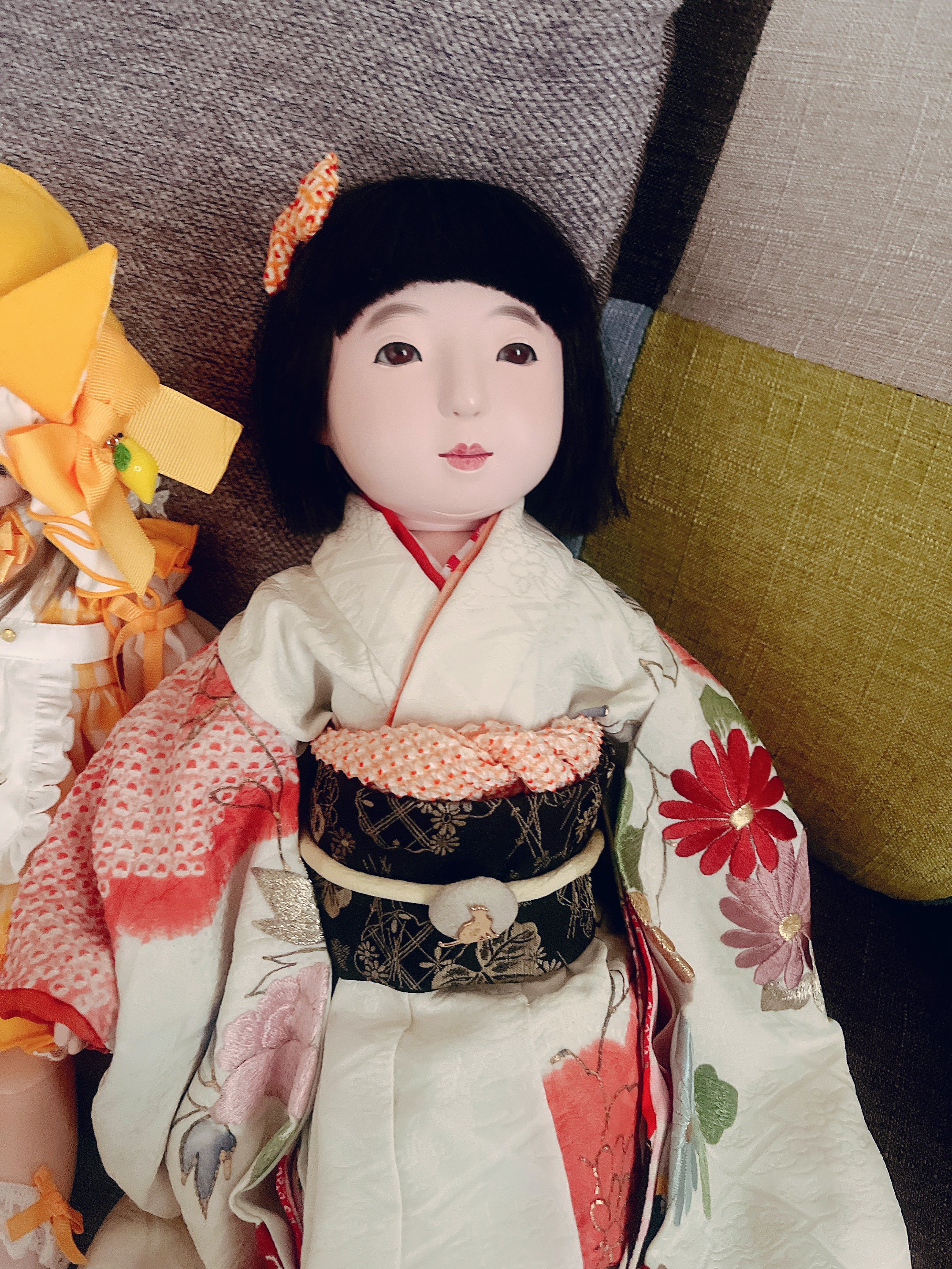 市松人形　小柄な優しいお顔の可愛いお嬢様　身長36.5cm マリン on X: 