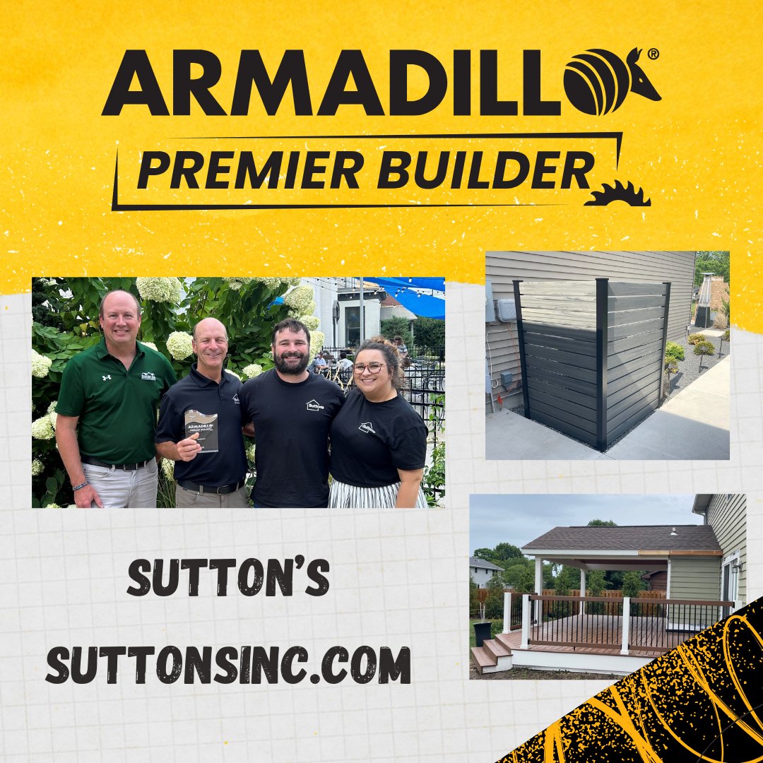 ArmadilloDeck's tweet image. Sutton's is an Armadillo Premier Builder, bringing dreams to life with expert craftsmanship and top-tier decking! Keep working your magic and turning blueprints into reality! ✨🔨🏗️ #ArmadilloPremierBuilder #ConstructionMagic #BuildingBosses