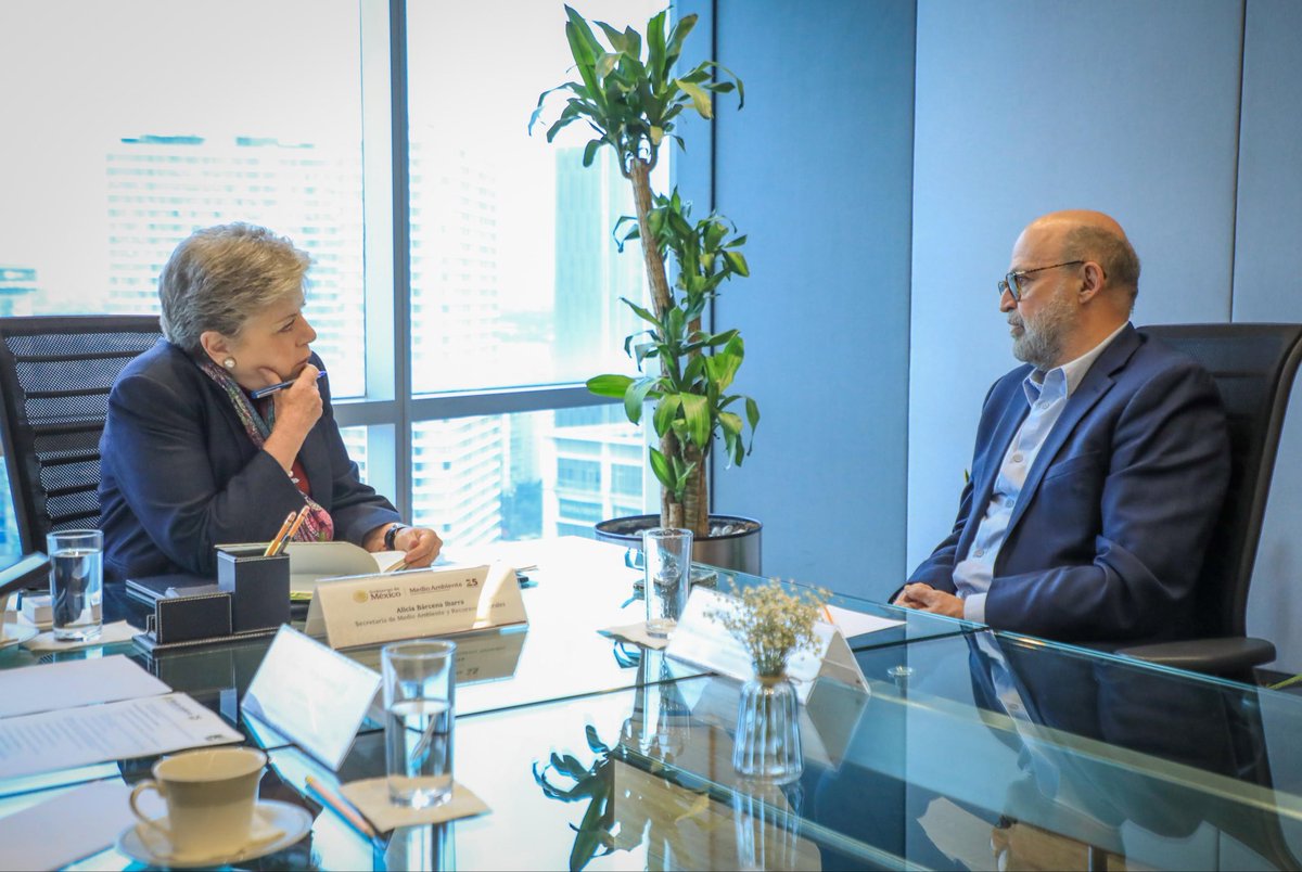 aliciabarcena's tweet image. Sostuvimos una formidable reunión con @cmrodrigueze, CEO del @theGEF. 🇲🇽 es el cuarto país en asignación de fondos de este mecanismo multilateral. Tenemos un aliado crucial para la conservación de ecosistemas, reducción de emisiones y gestión sostenible. ¡Gracias por la visita!