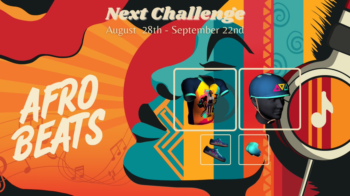 Our next challenge, rolling out tomorrow features rides and music out of West Africa.

To get the vibe while riding check out the afrobeats Feed.fm station in app (US only), or a Spotify station like this one: open.spotify.com/playlist/37i9d…...