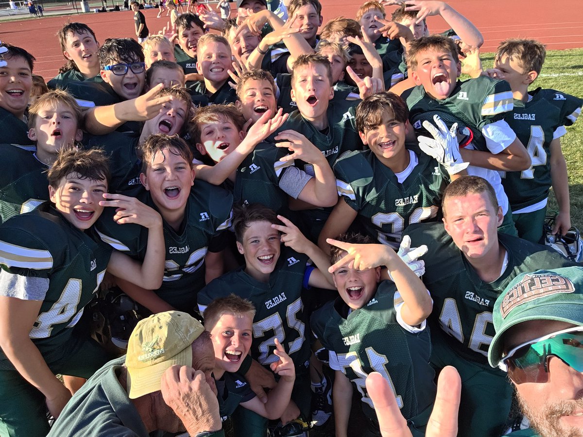 Eagles soar to 2-0 with a 34-0 win over Sells!!!