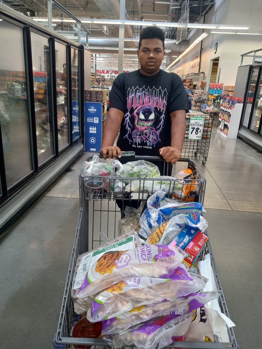 Grocery Shopping Football Player. #Football