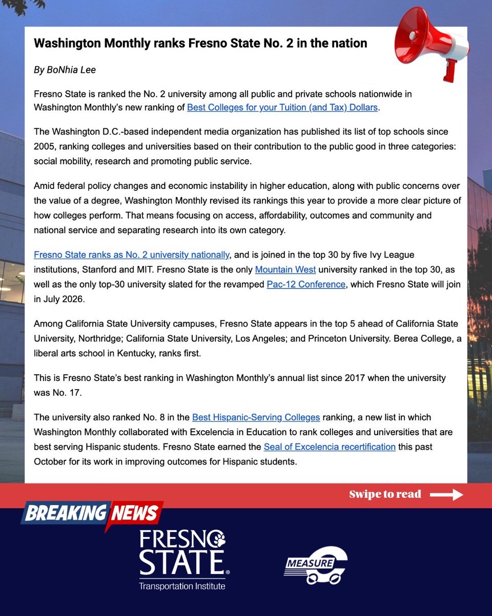 Fresno State Transportation Institute tweet media