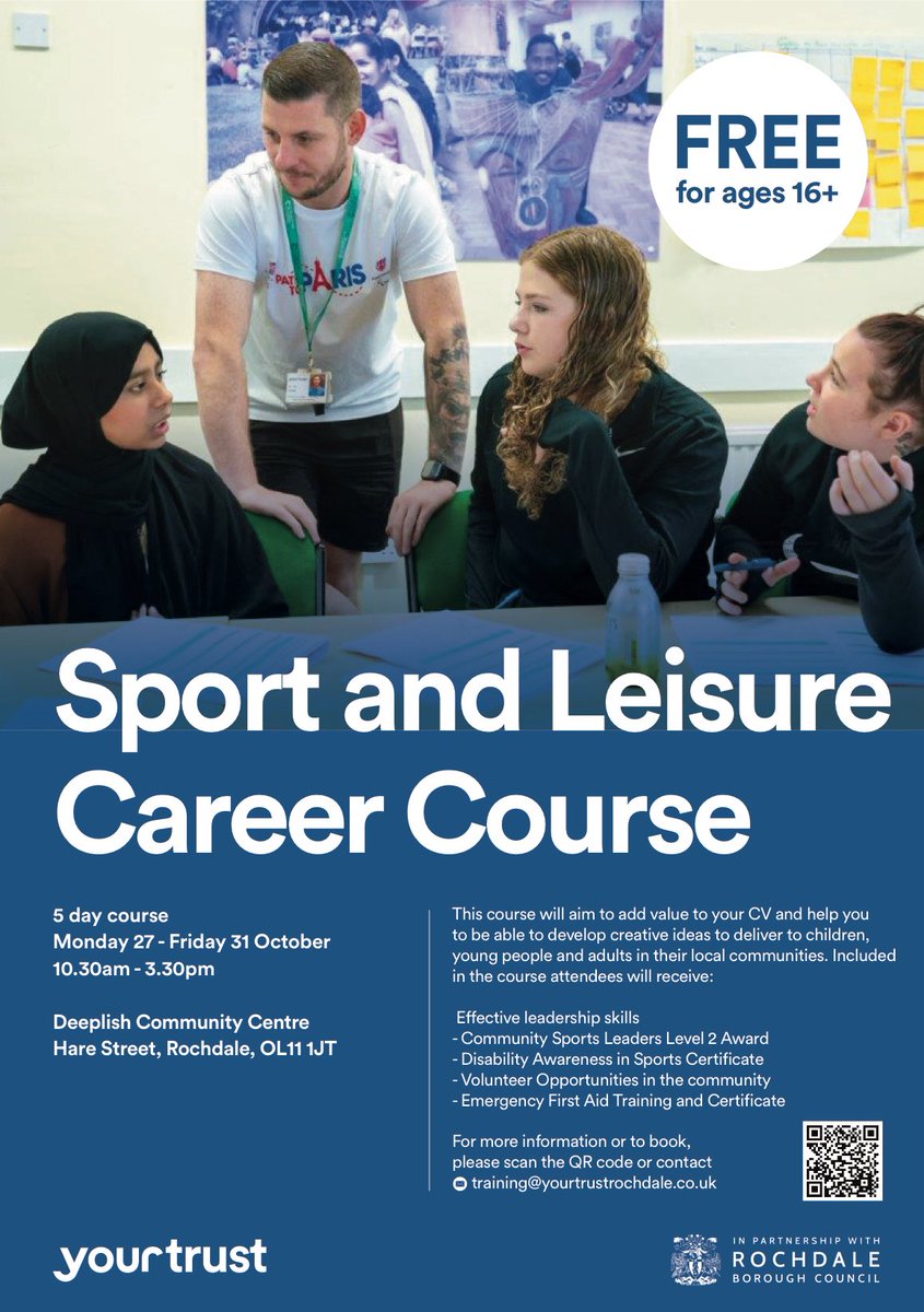 Deeplish C C (@deeplishcc) on Twitter photo Community Sports Leadership course is back <a href="/deeplishcc/">Deeplish C C</a> during half term in October! Develop your skills, build confidence & make a difference in your community! Limited spaces! <a href="/LBFEW/">Lloyds Bank Foundation</a> <a href="/WeActTogether/">Action Together</a> <a href="/RochdaleCouncil/">Rochdale Borough Council</a> <a href="/TalkEnglishRoch/">Talk English Rochdale</a> <a href="/TNLComFund/">The National Lottery Community Fund</a> <a href="/hopwoodhall/">Hopwood Hall College & University Centre</a> Community Sports Leadership course is back <a href="/deeplishcc/">Deeplish C C</a> during half term in October! Develop your skills, build confidence & make a difference in your community! Limited spaces! <a href="/LBFEW/">Lloyds Bank Foundation</a> <a href="/WeActTogether/">Action Together</a> <a href="/RochdaleCouncil/">Rochdale Borough Council</a> <a href="/TalkEnglishRoch/">Talk English Rochdale</a> <a href="/TNLComFund/">The National Lottery Community Fund</a> <a href="/hopwoodhall/">Hopwood Hall College & University Centre</a>