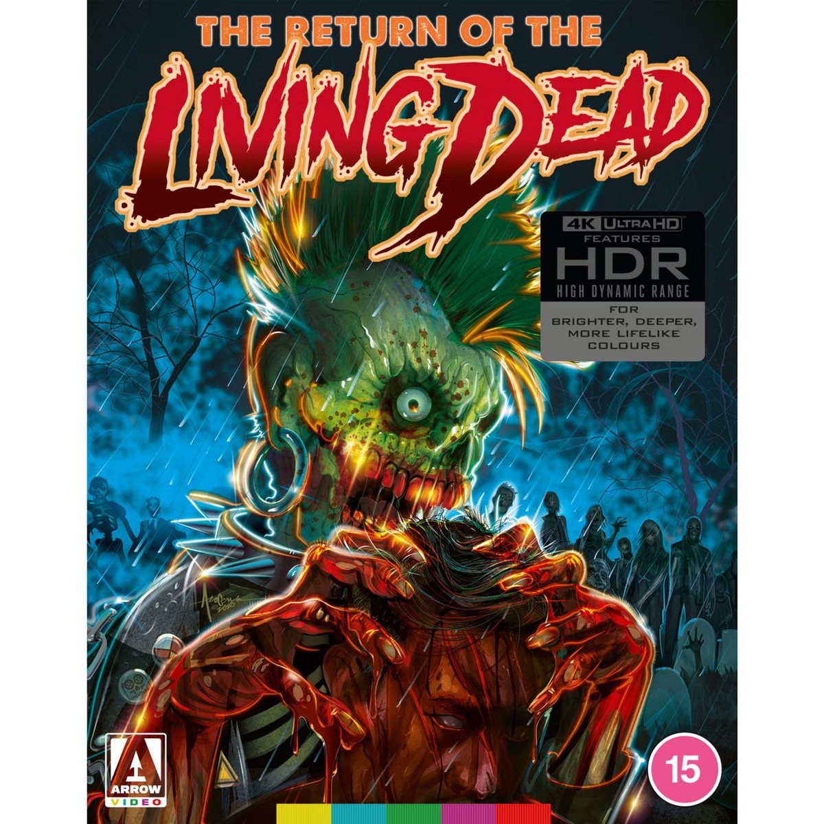 The Return of the Living Dead is getting released in this 4k UHD/BD edition on Oct. 13. Pre-order from Amazon UK amzn.to/4n7qKwD
