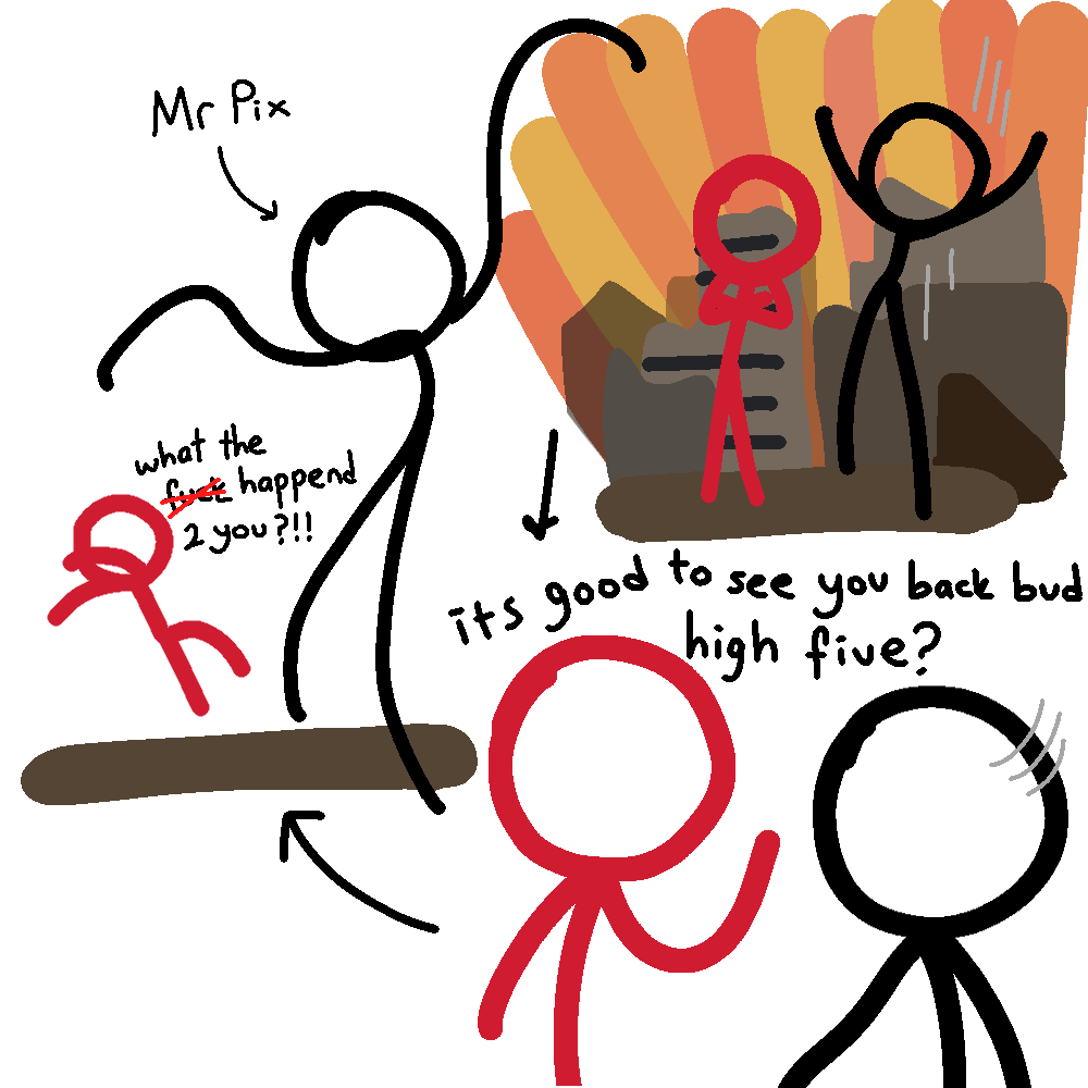 If more ideas come to my mind I'll draw about them lol #alanbecker #rhg #hyunsdojo