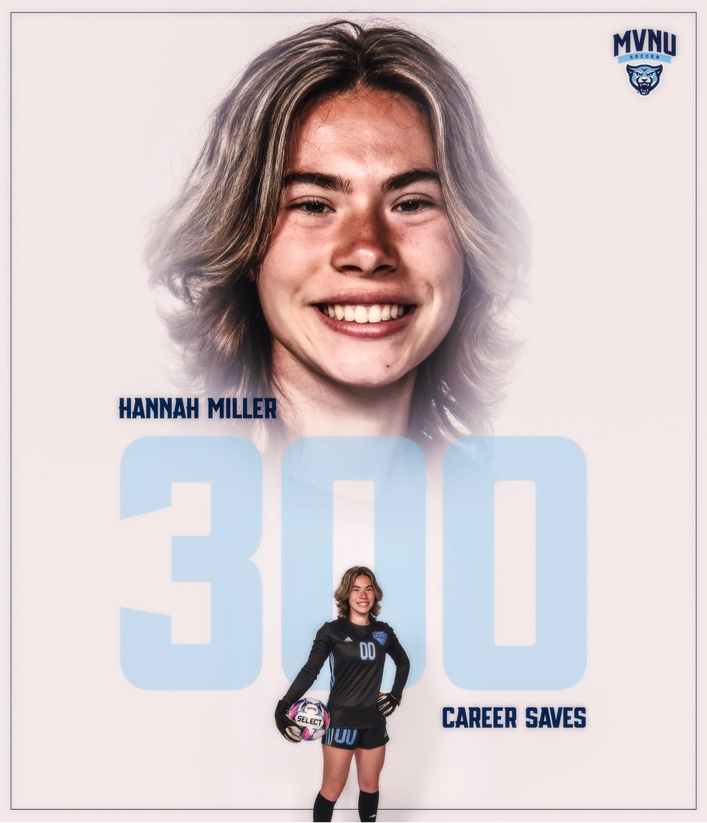 MVNU Athletics (@mvnu_cougars) on Twitter photo Congratulations to senior goalkeeper Hannah Miller on recording her 300th career save in today’s win at Cleary!
<a href="/MVNUWS/">MVNU Women's Soccer</a> Congratulations to senior goalkeeper Hannah Miller on recording her 300th career save in today’s win at Cleary!
<a href="/MVNUWS/">MVNU Women's Soccer</a>