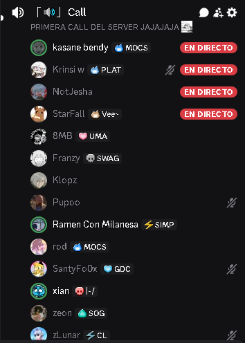 PRIMERA CALL EN EL NUEVO SERVER DE GD ARGENTINA MASIVO BRO