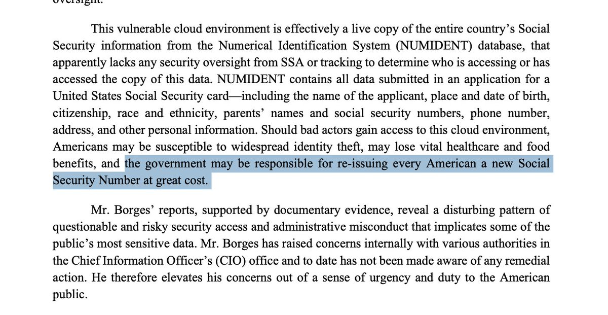 because the SSA Chief Data Officer whistleblower report repeats it on pages 3, 6, and 16.