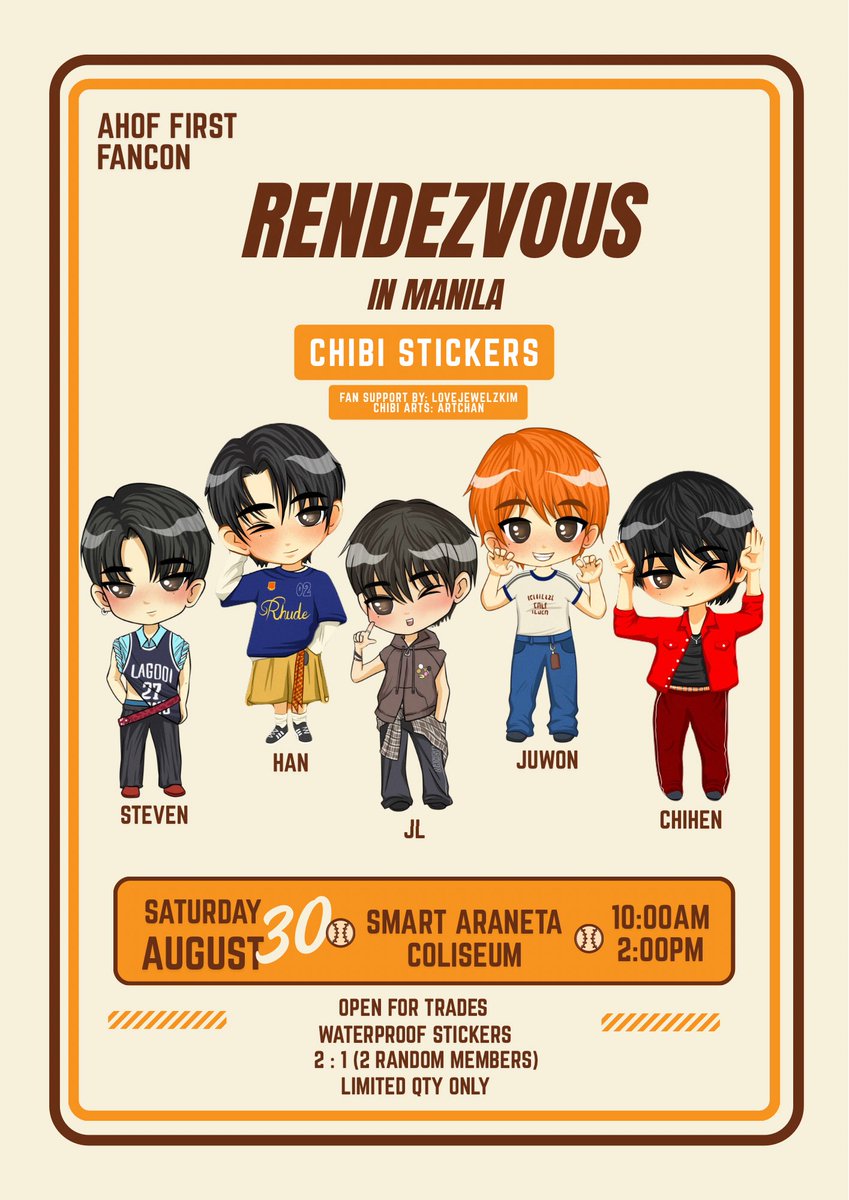 Love π§ββοΈππ (@lovejewelzkim) on Twitter photo RENDEZVOUS IN MANILA freebies
fan support by <a href="/lovejewelzkim/">LOVE κ«βπ·π»ββοΈβ‘β</a>
art by my friend ArtChan
CHIBI STICKERS (limited qty only)
#AHOF #RENDEZVOUSinMANILA RENDEZVOUS IN MANILA freebies
fan support by <a href="/lovejewelzkim/">LOVE κ«βπ·π»ββοΈβ‘β</a>
art by my friend ArtChan
CHIBI STICKERS (limited qty only)
#AHOF #RENDEZVOUSinMANILA