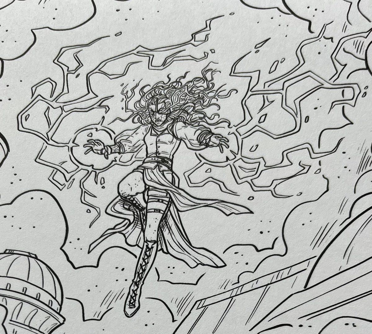 the lightning coming out of her eyes 😋