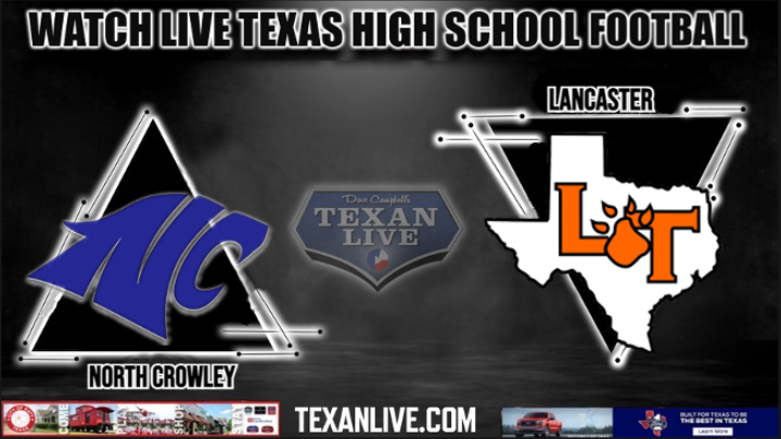 🚨 Game Week 🚨
🏈 Lancaster vs. North Crowley
📆 Thursday, August 28
⏰ @ 7p.
📺 bit.ly/4l99xBn

<a href="/NorthCro_FB/">North Crowley Football</a> <a href="/NCHSAth/">North Crowley Athletics</a> <a href="/northcrowley_FB/">North Crowley Panthers</a> <a href="/Coach_Bacc/">Bryce Baccarini</a> <a href="/therealraygates/">Ray Gates</a> <a href="/CoachKWhite/">Coach White</a> <a href="/ace_hearts8408/">Mrs. A-Dee</a> <a href="/im2effective/">Isaiah Mayberry Class of 2029</a> <a href="/returnofmaj/">Amaj Mitchell</a> <a href="/LancasterFBwebo/">Lancaster Football</a> <a href="/LancasterISD/">Lancaster ISD</a> <a href="/TigerSdntMedia/">Tiger Student Media</a>