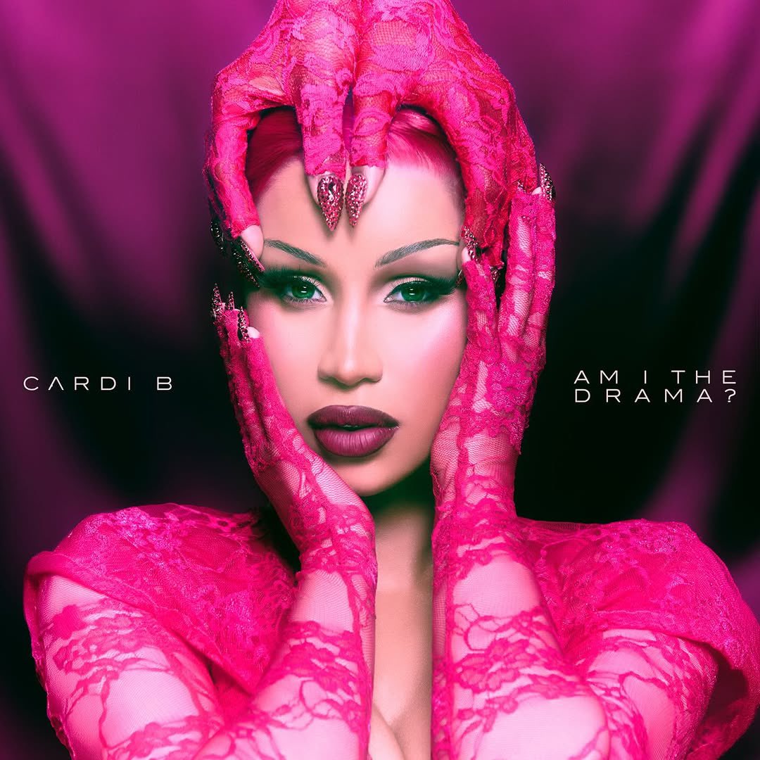 Cardi B unveils alternate ‘AM I THE DRAMA?’ album cover.