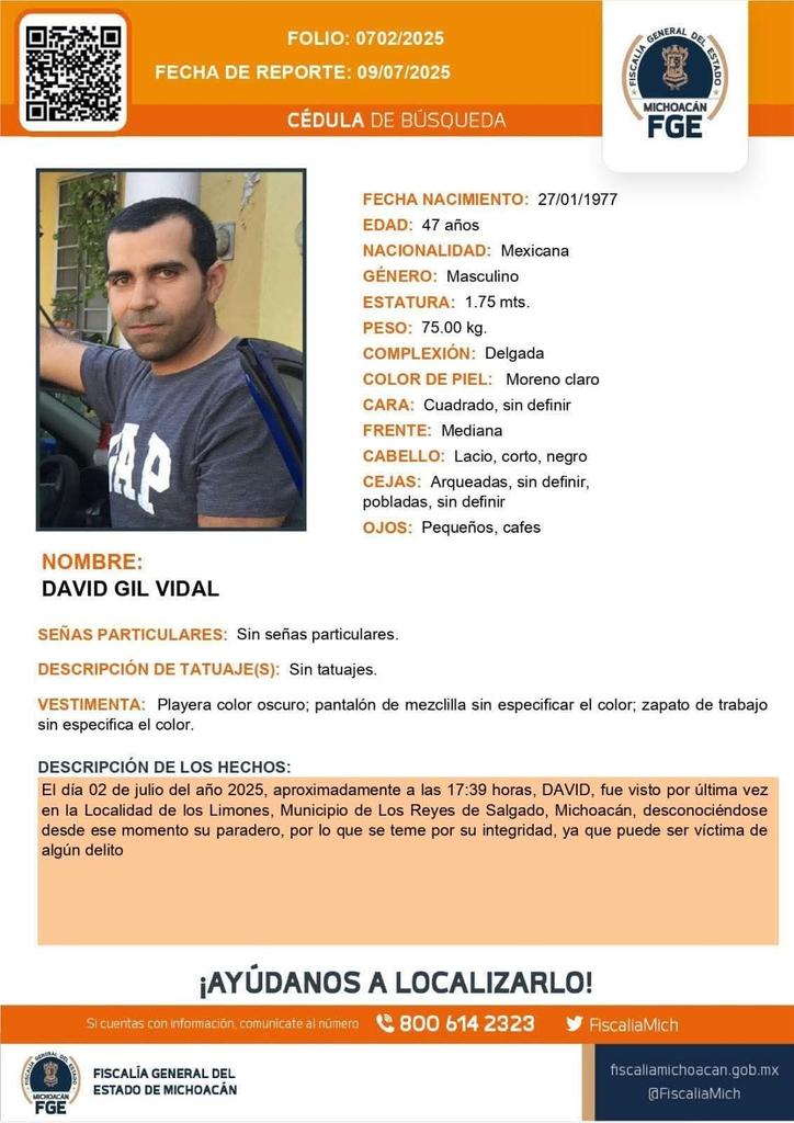 El fin de semana las autoridades detuvieron a un 2do implicado en la desaparición y presunto asesinato de mi hermano David, en un operativo de la <a href="/SSPCMexico/">Secretaría de Seguridad y Protección Ciudadana</a> en conjunto con la <a href="/FiscaliaMich/">Fiscalía General de Michoacán</a> y la #UECS. 

Mi familia y yo agradecemos todo el apoyo brindado para lograr esta captura