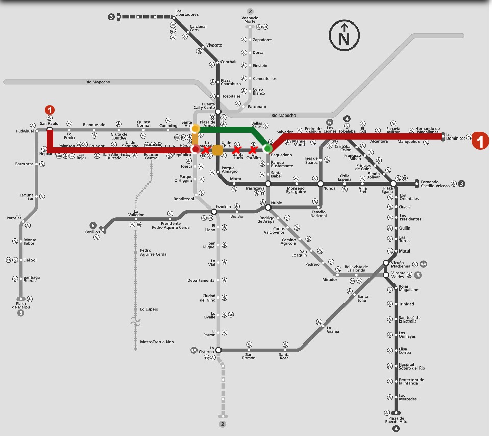 Metro de Santiago tweet media