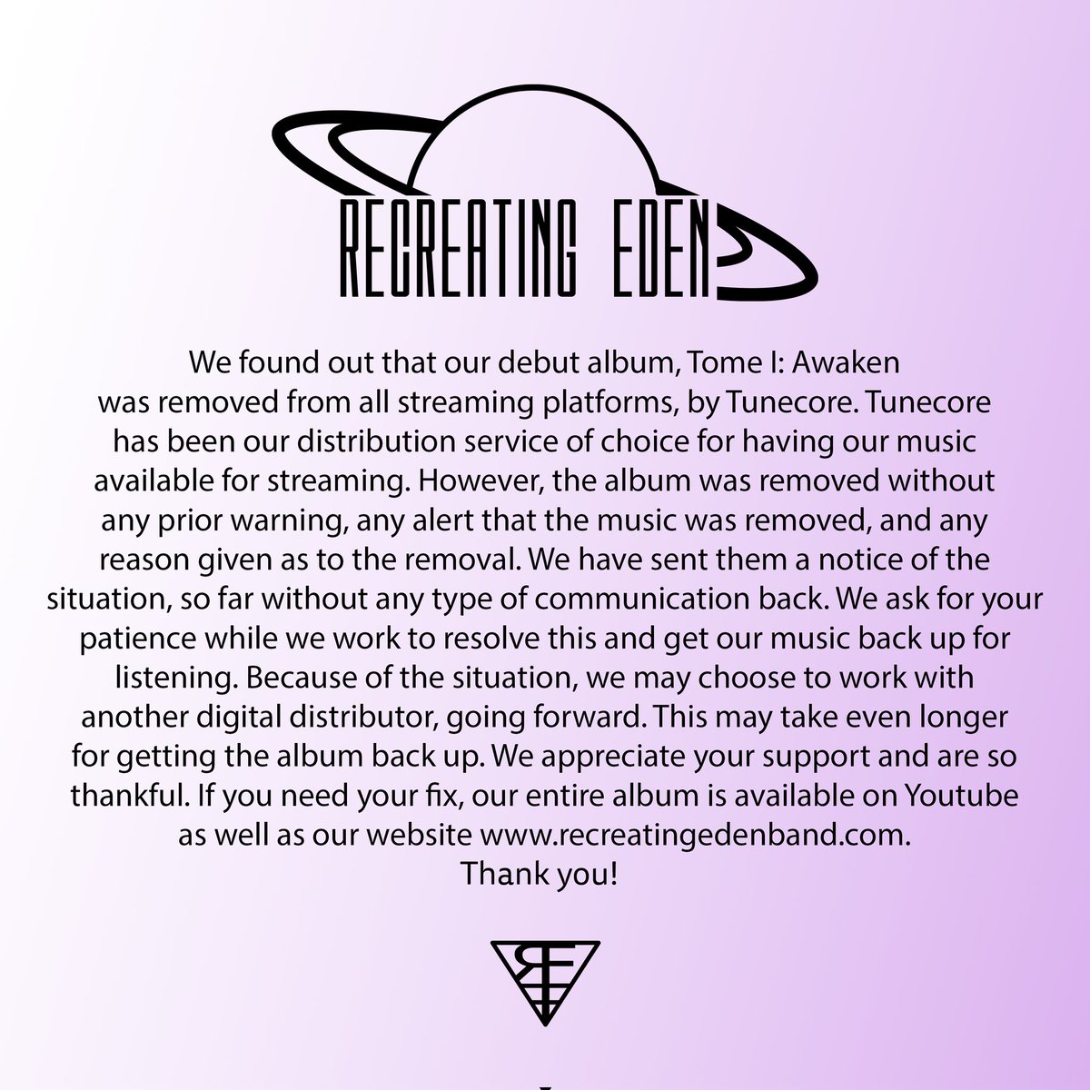 Recreating Eden (@recreating_eden) on Twitter photo 